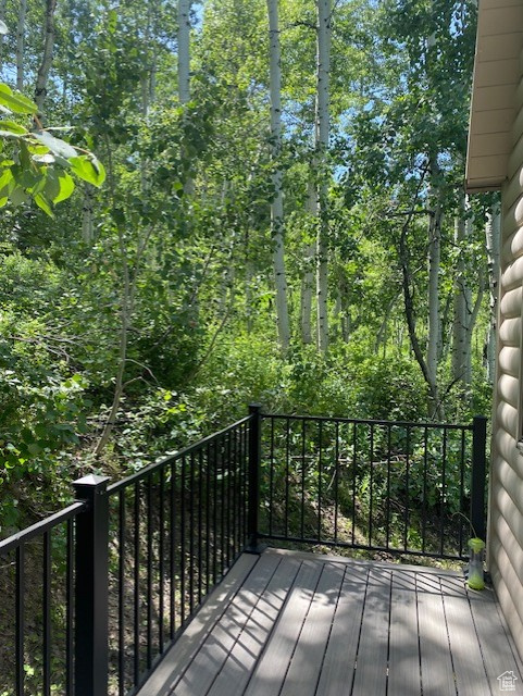 View of deck