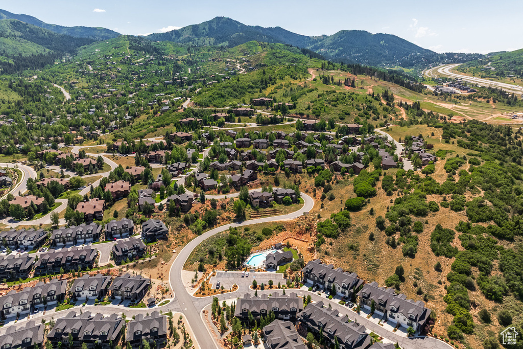 View of property location featuring a mountainous background
