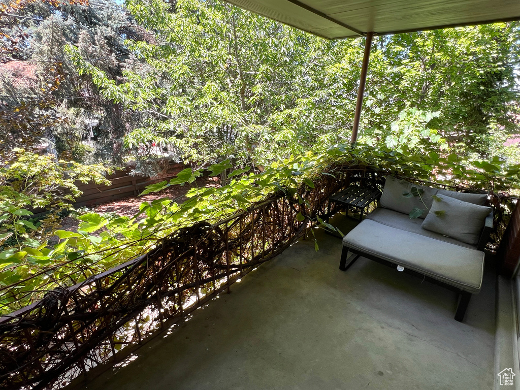View of patio