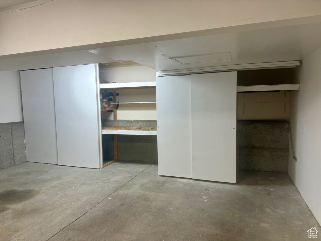 View of closet