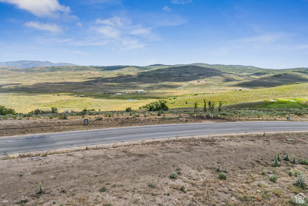 View of mountain backdrop