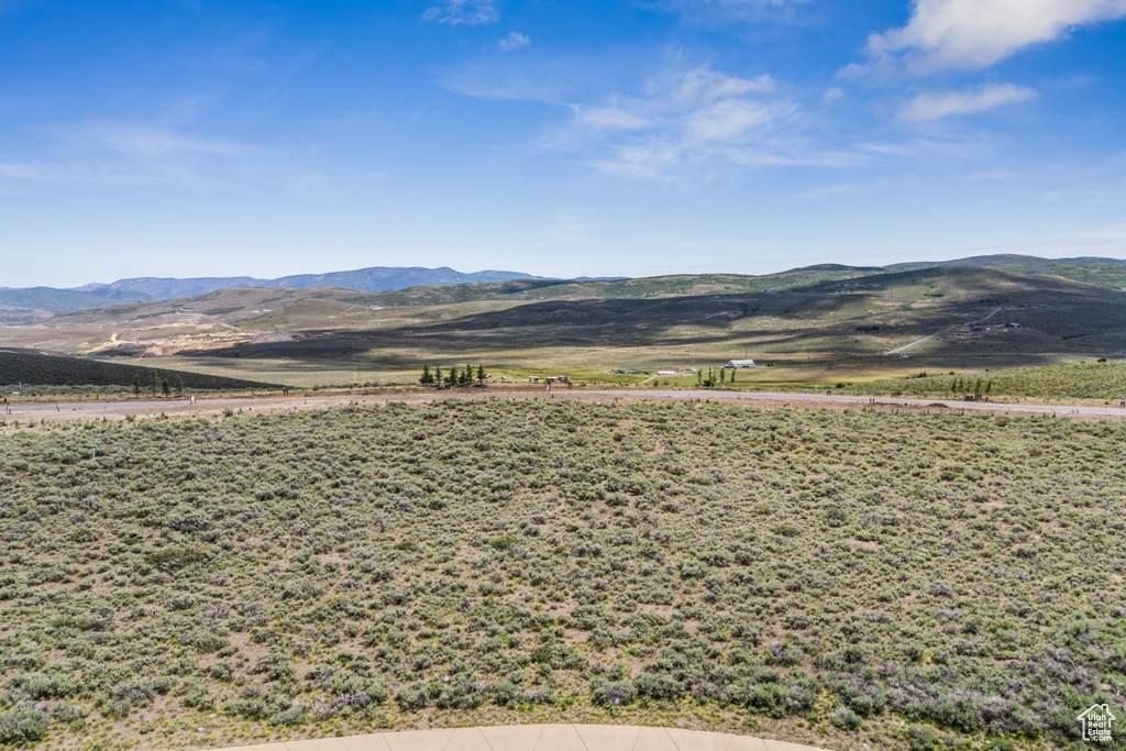 View of mountain background