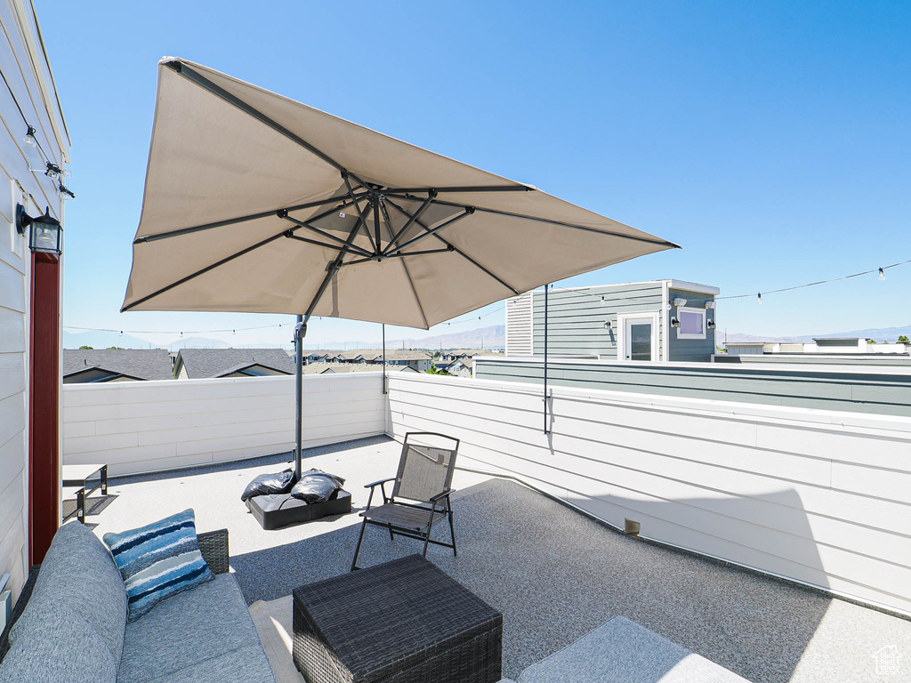 View of patio