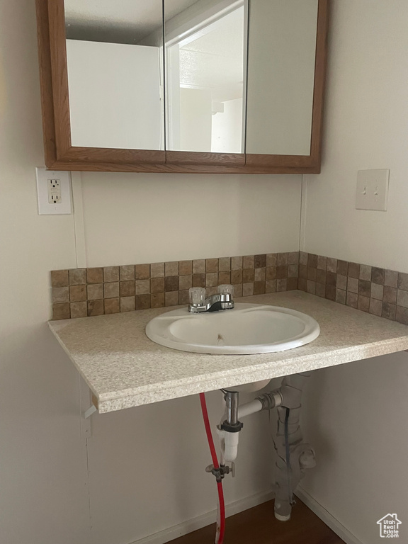 Bathroom featuring a sink