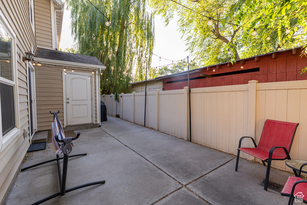 View of patio