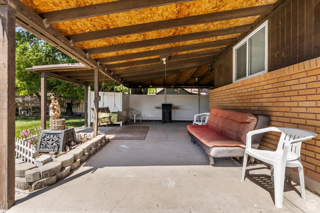 View of patio