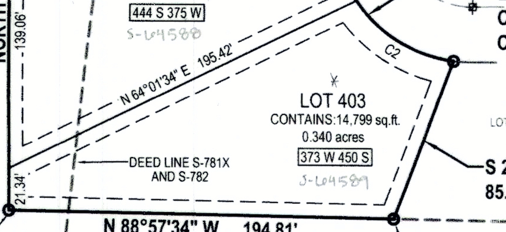 Survey map / technical document