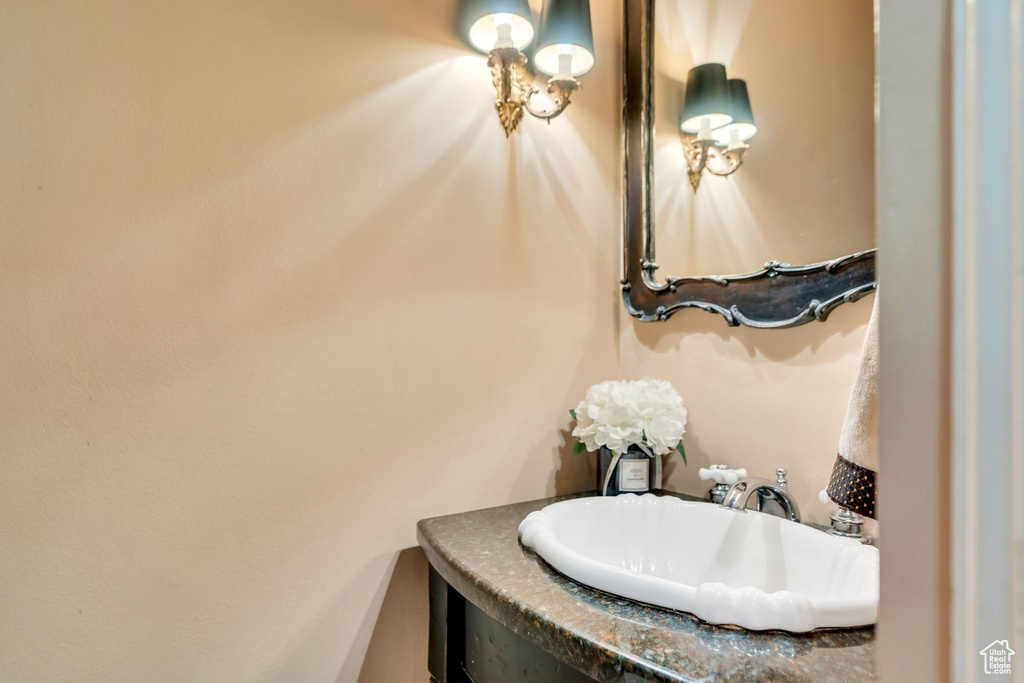 Bathroom featuring a sink