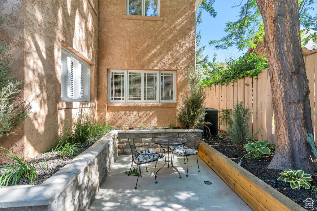 View of patio