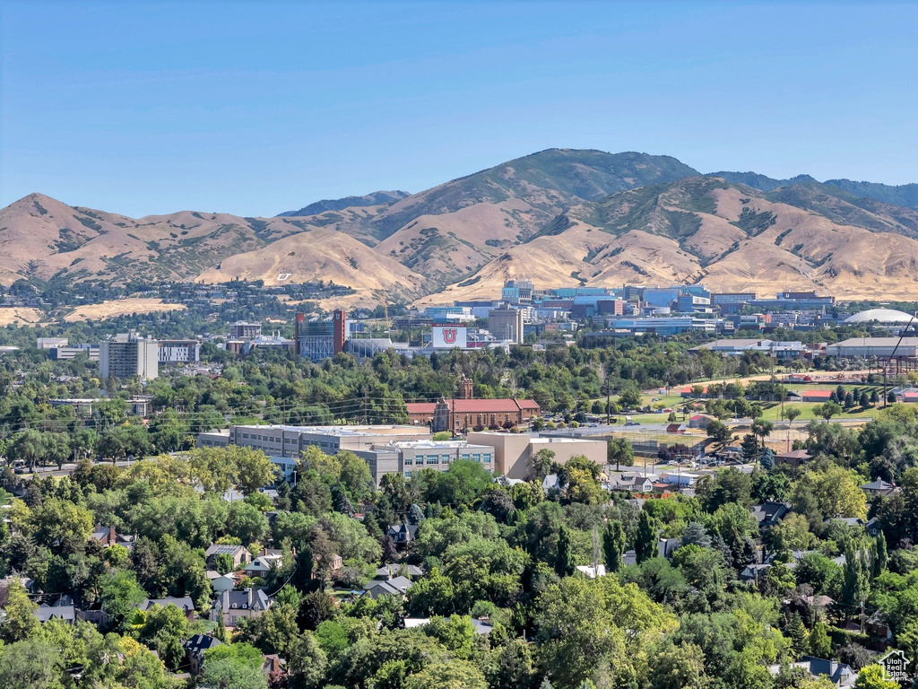 View of mountain backdrop