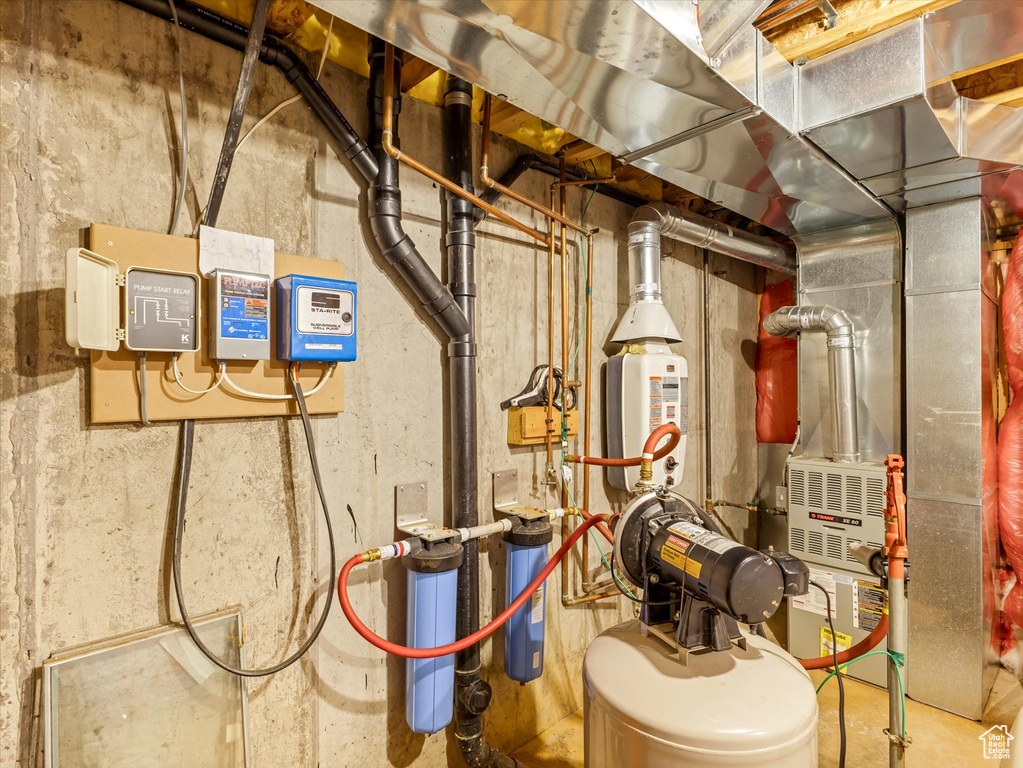 View of utility room