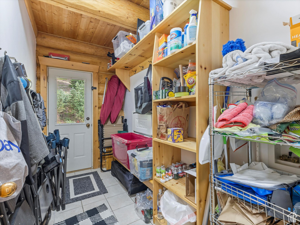 View of storage room