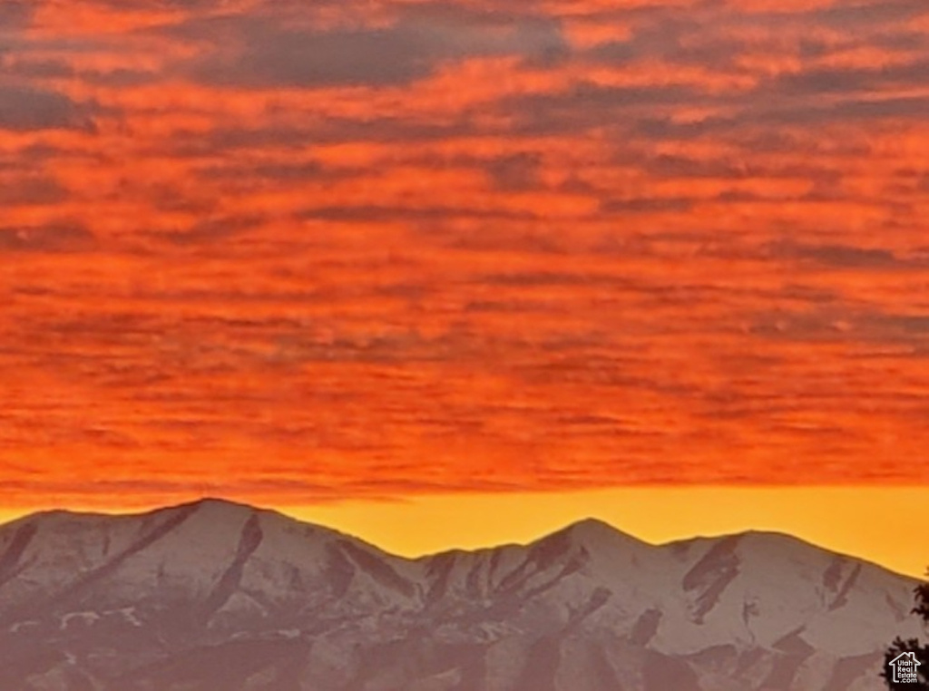 View of mountain background