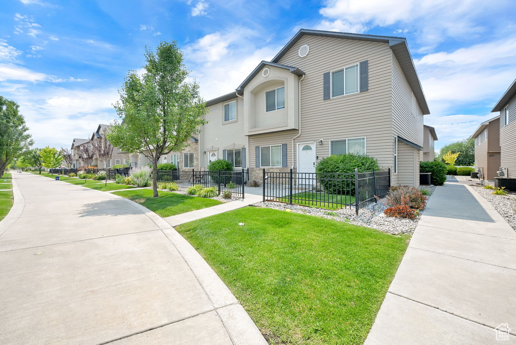 View of property featuring a residential view