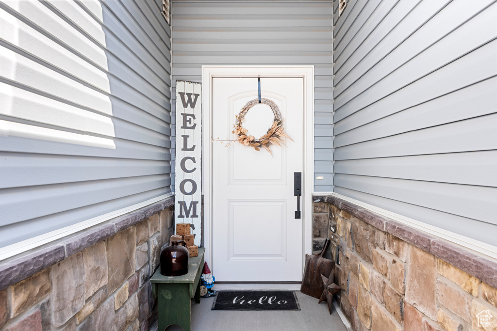 Entrance to property