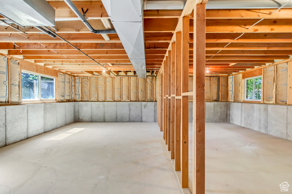 View of basement
