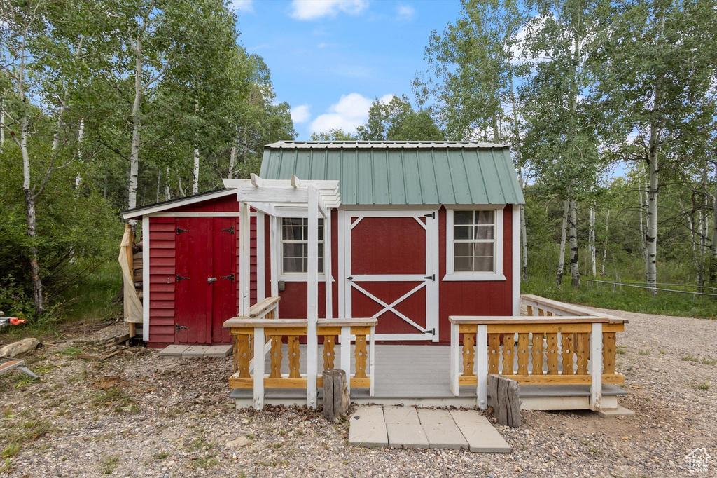 View of shed