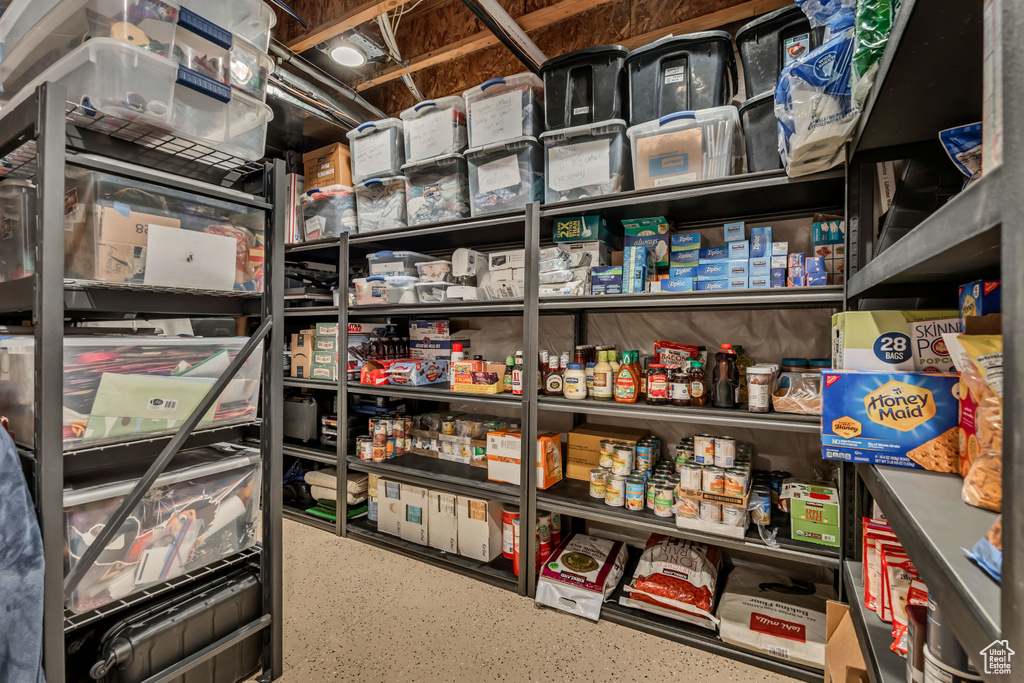 View of storage room