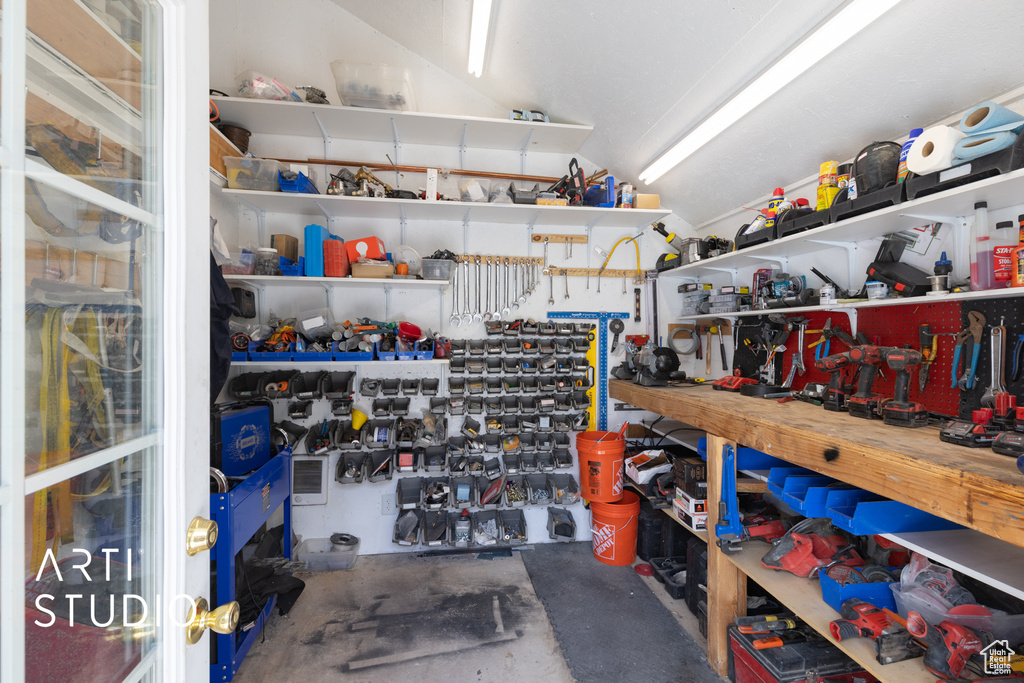 View of storage room