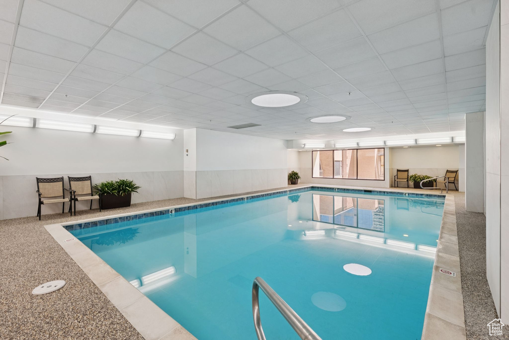 View of indoor pool