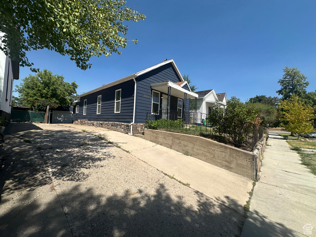 View of property exterior