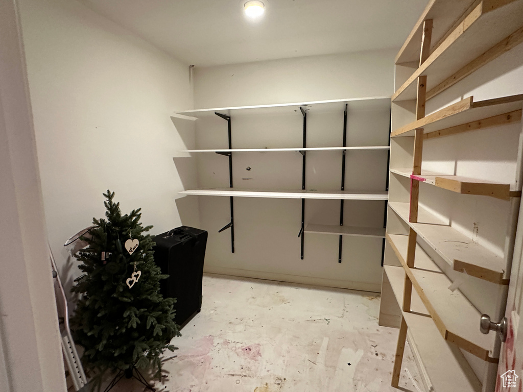 View of storage room
