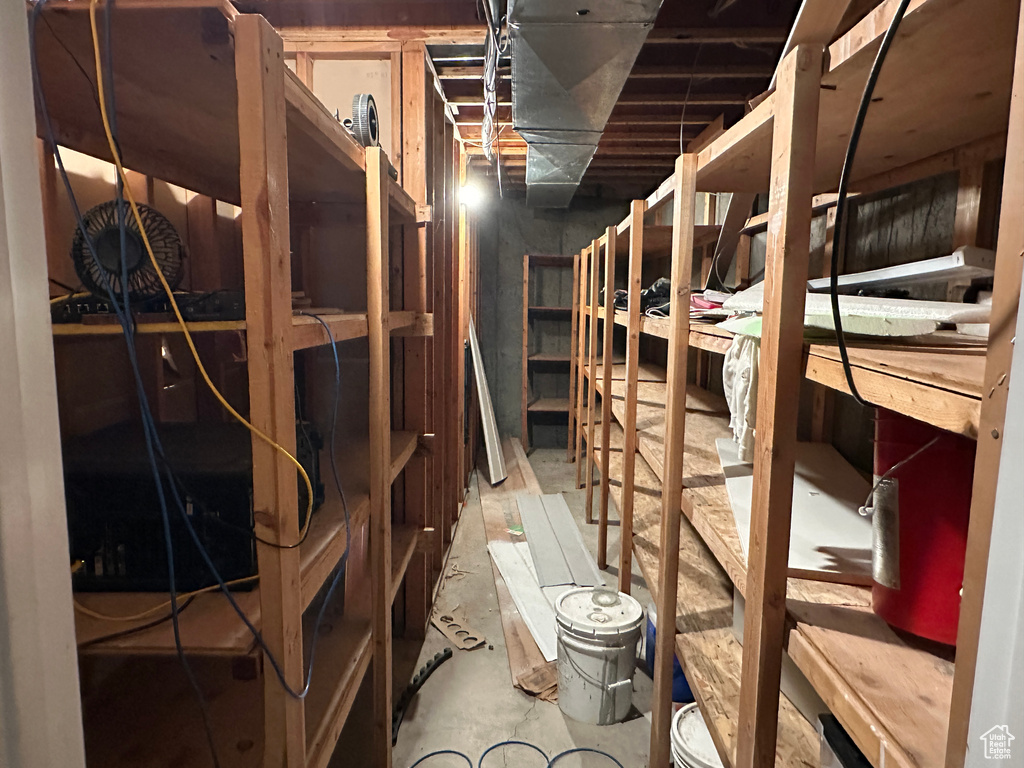View of storage area