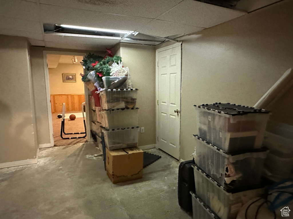 View of storage room