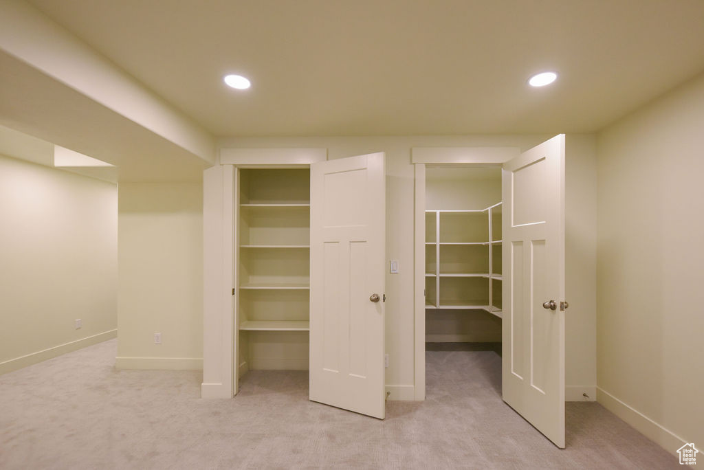 View of closet