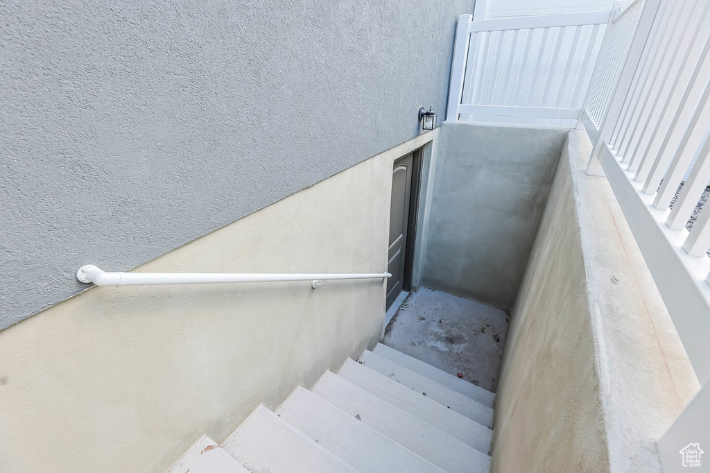 View of stairs