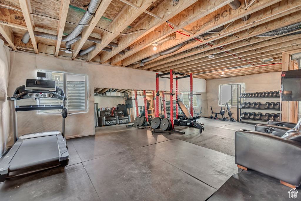 View of workout room