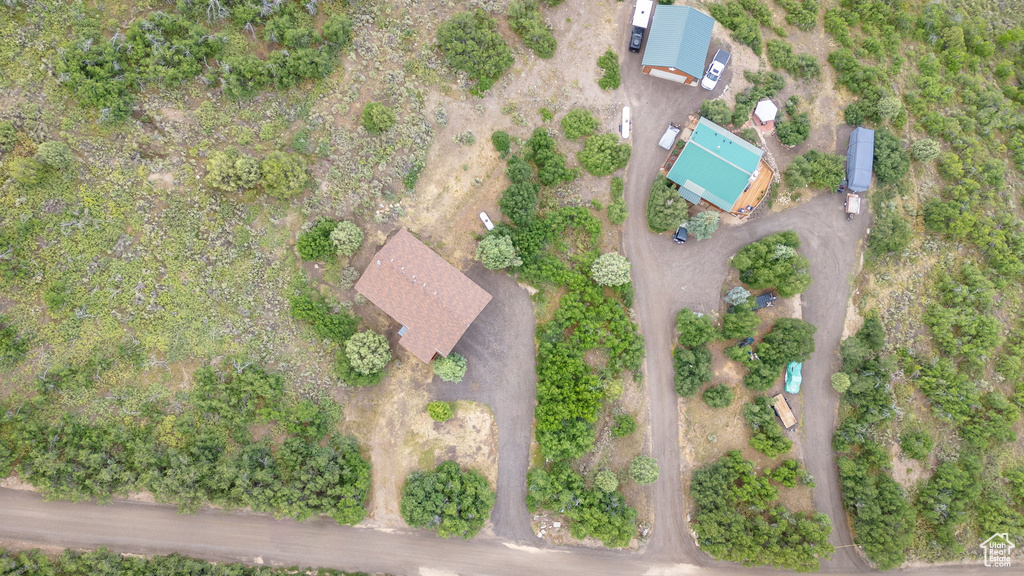 Aerial view of property and surrounding area