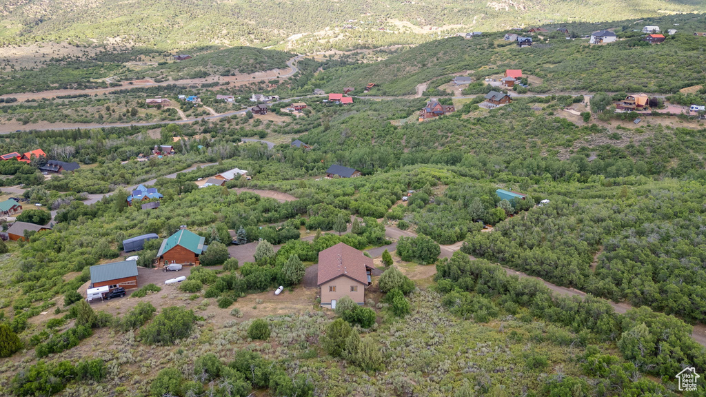 Aerial overview of property's location