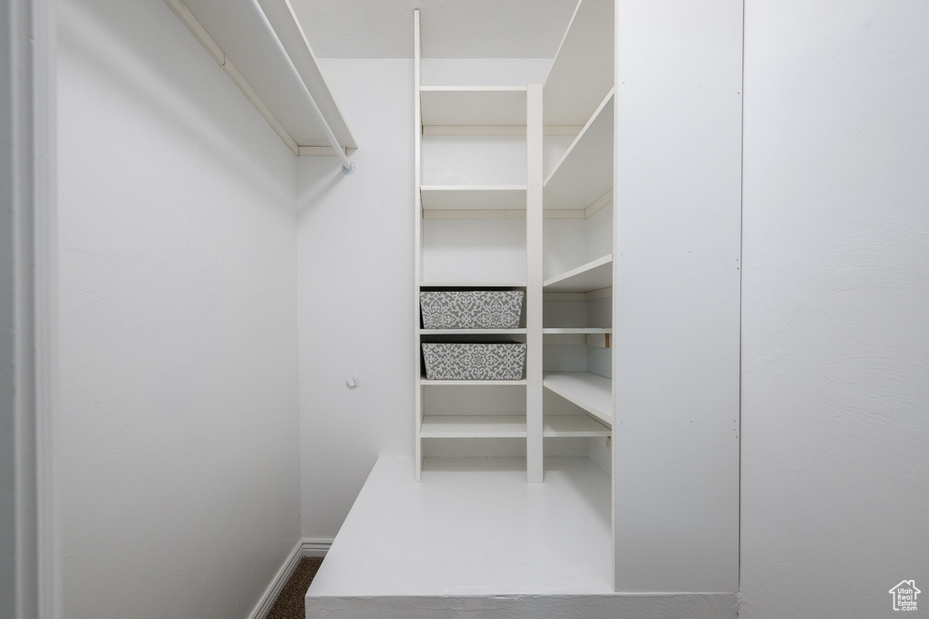 View of spacious closet