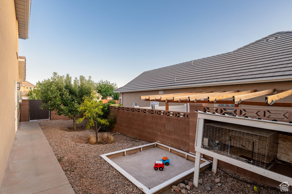 View of yard