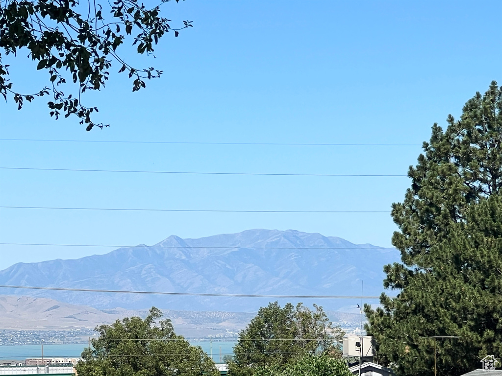 View of mountain background