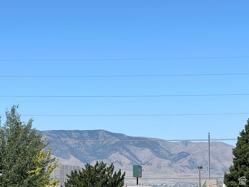 View of mountain background