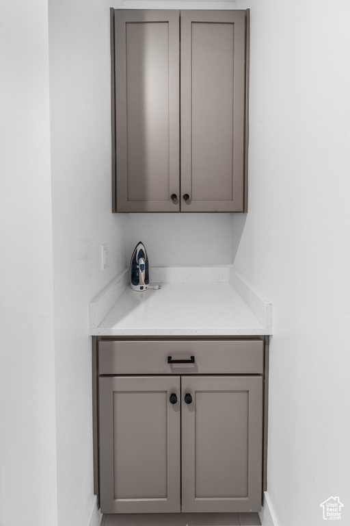 Bar area with baseboards