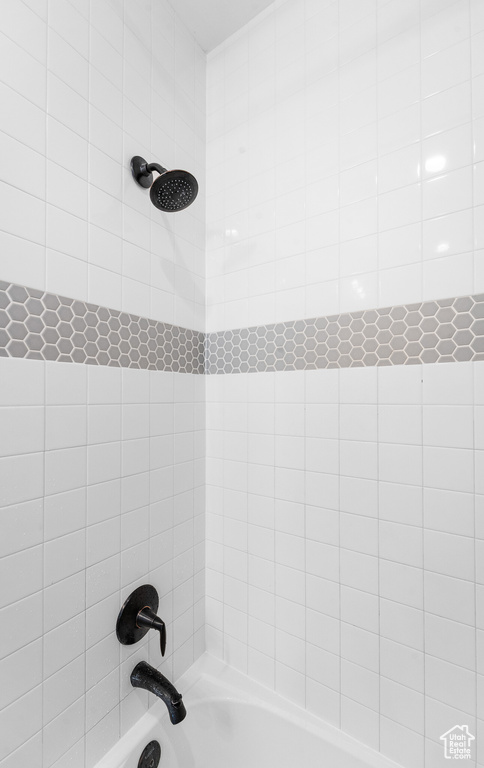 Bathroom featuring shower / tub combination