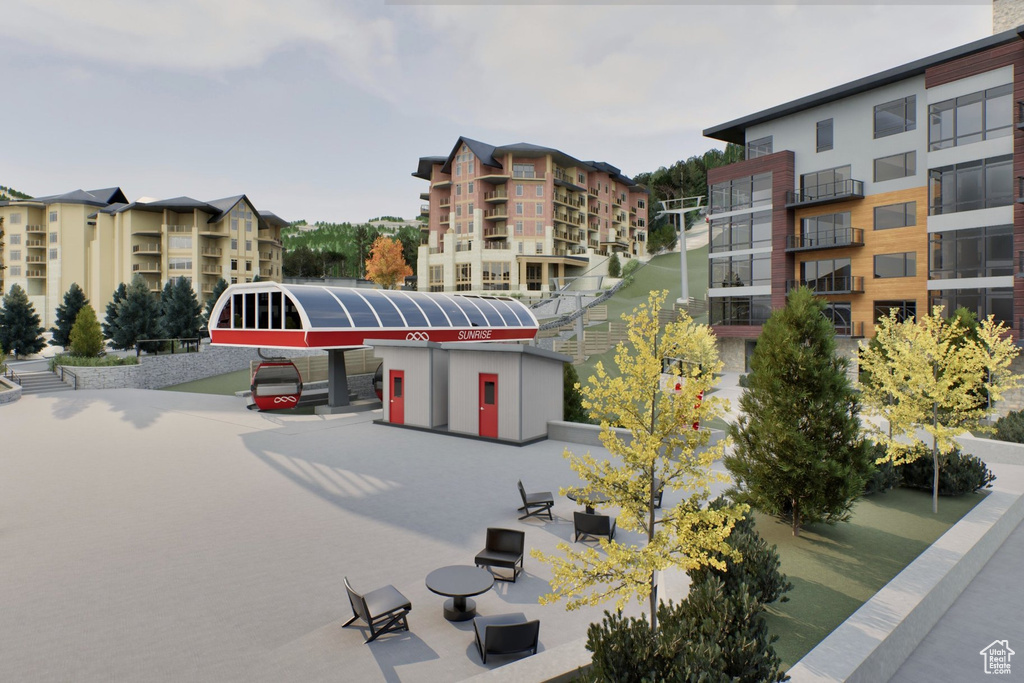 View of apartment building / complex