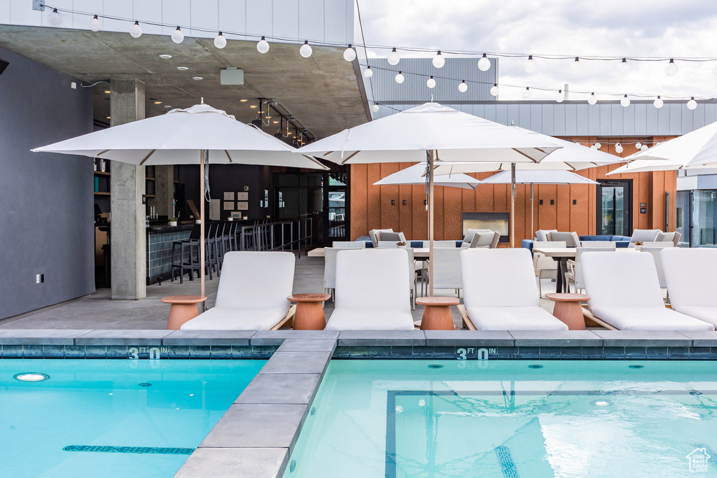 View of outdoor pool
