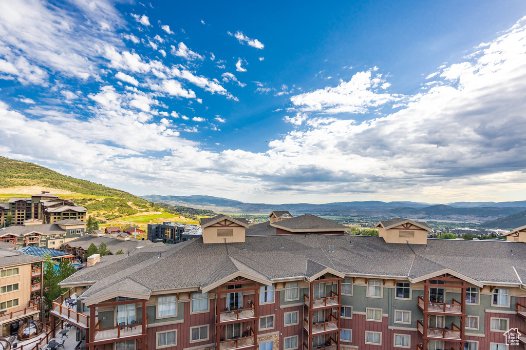 View of mountain background
