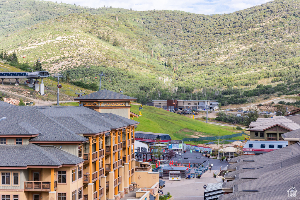 View of mountain backdrop