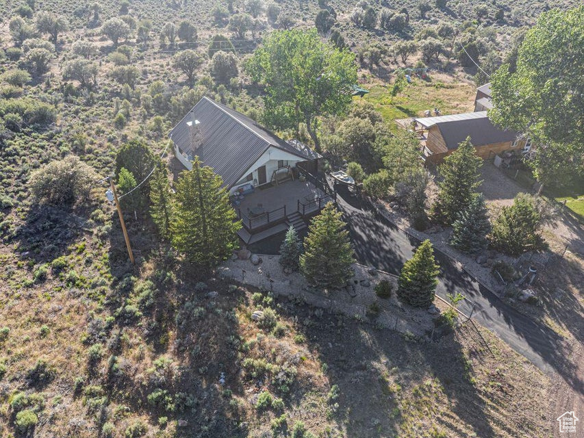 Aerial view of property's location