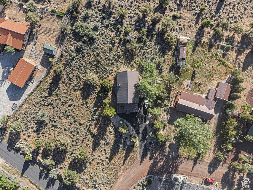 Aerial view of property's location