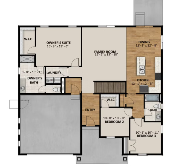 View of home floor plan