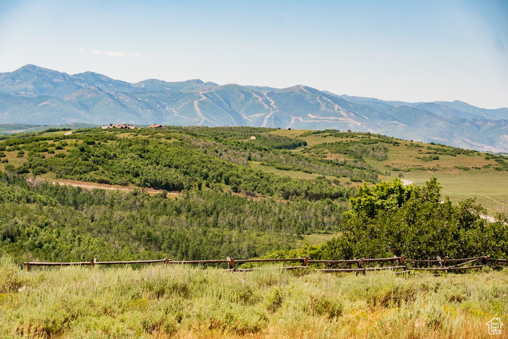 View of mountain background