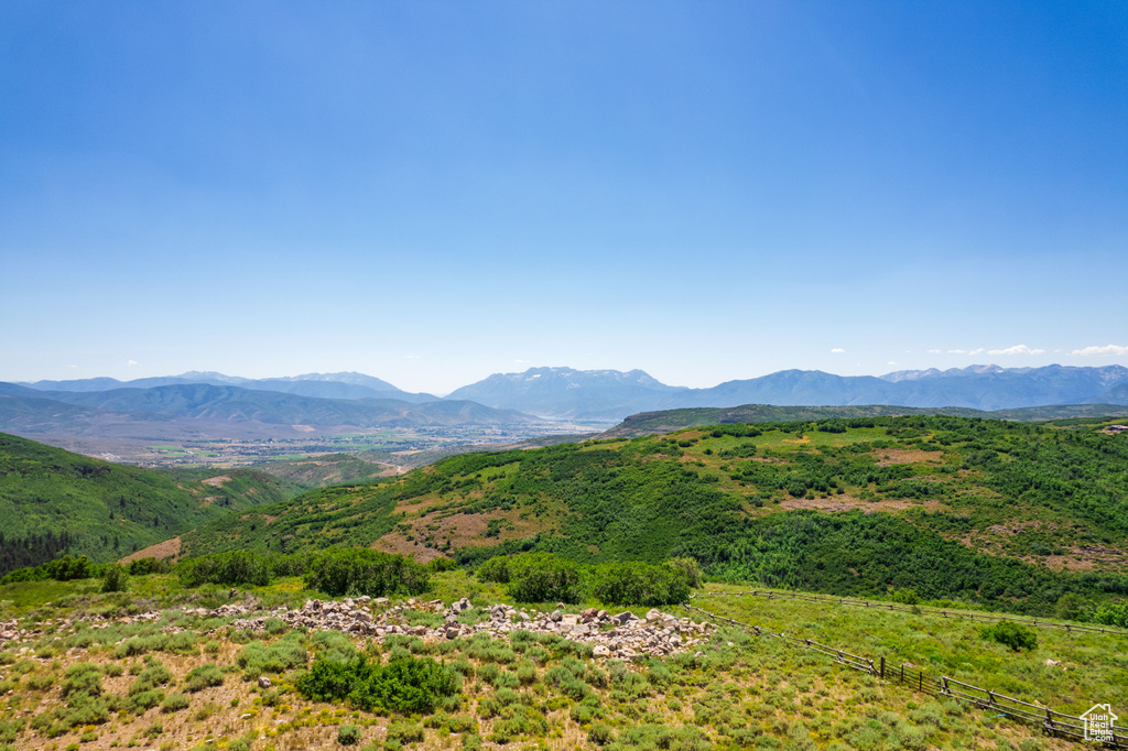 View of mountain backdrop