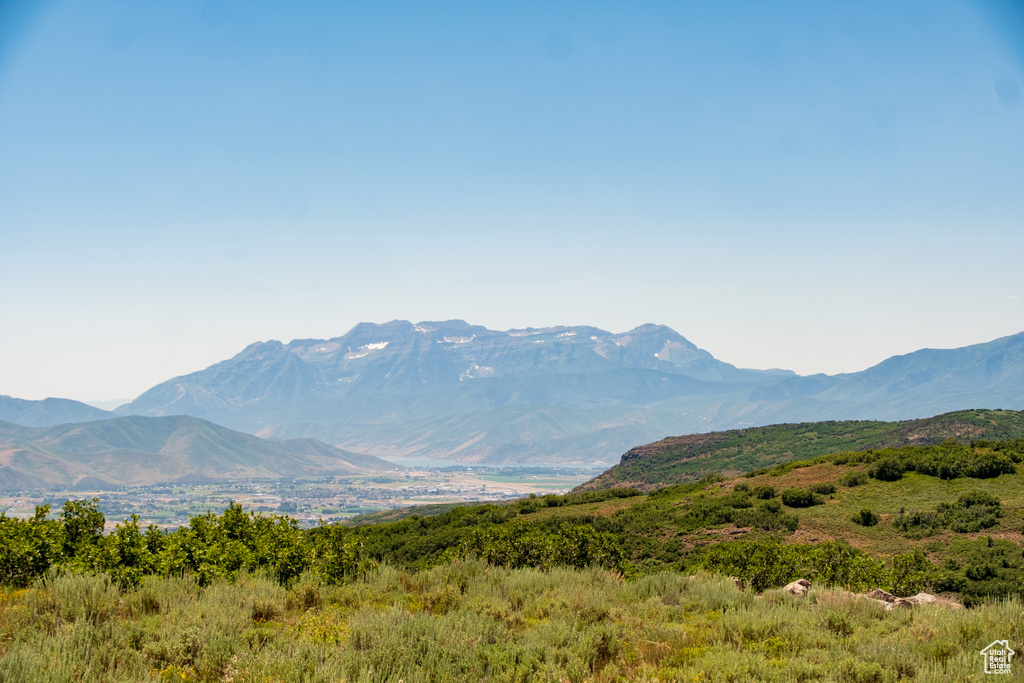 View of mountain backdrop