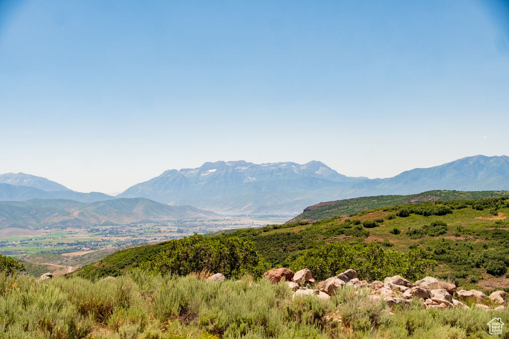 View of mountain background